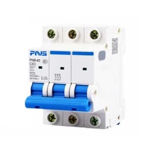 کلید مینیاتوری 63 آمپر سه پل PNS مدل PNB-63-C63 3P — تصویر ۴
