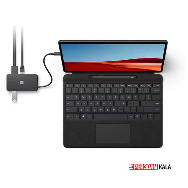 مبدل مایکروسافت سرفیس Microsoft Surface USB-C Travel Hub در حد نو — تصویر ۱۱