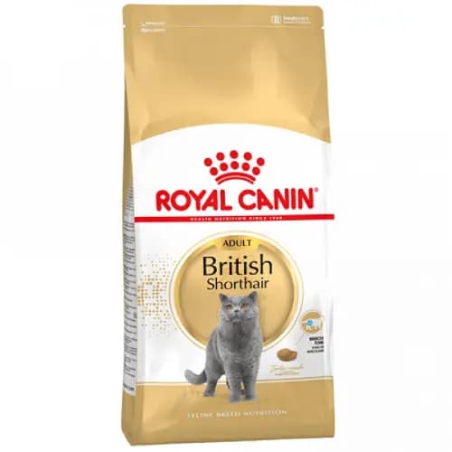 غذای خشک گربه رویال کنین بریتیش ادالت ROYAL CANIN BRITISH SHORTHAIR ADULT 2KG