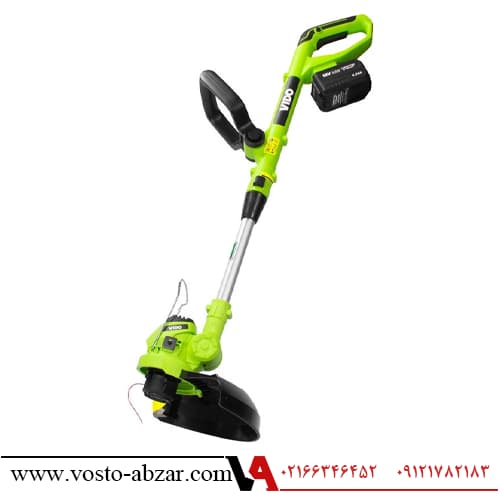 علفزن شارژی تک باتری 18 ولت 4 آمپر ویدو مدل WD043010180 — تصویر ۲