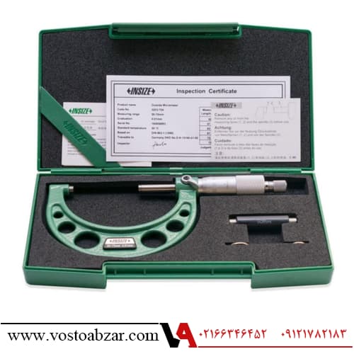 میکرومتر خارج سنج اینسایز 75-50 میلیمتر مدل 75A-3203 — تصویر ۳