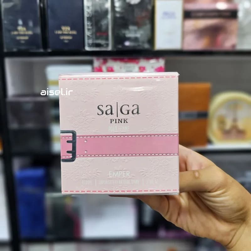 عطر ادکلن امپر ساگا صورتی زنانه اصل امارات | حجم 100 میلی لیتر — تصویر ۱۱