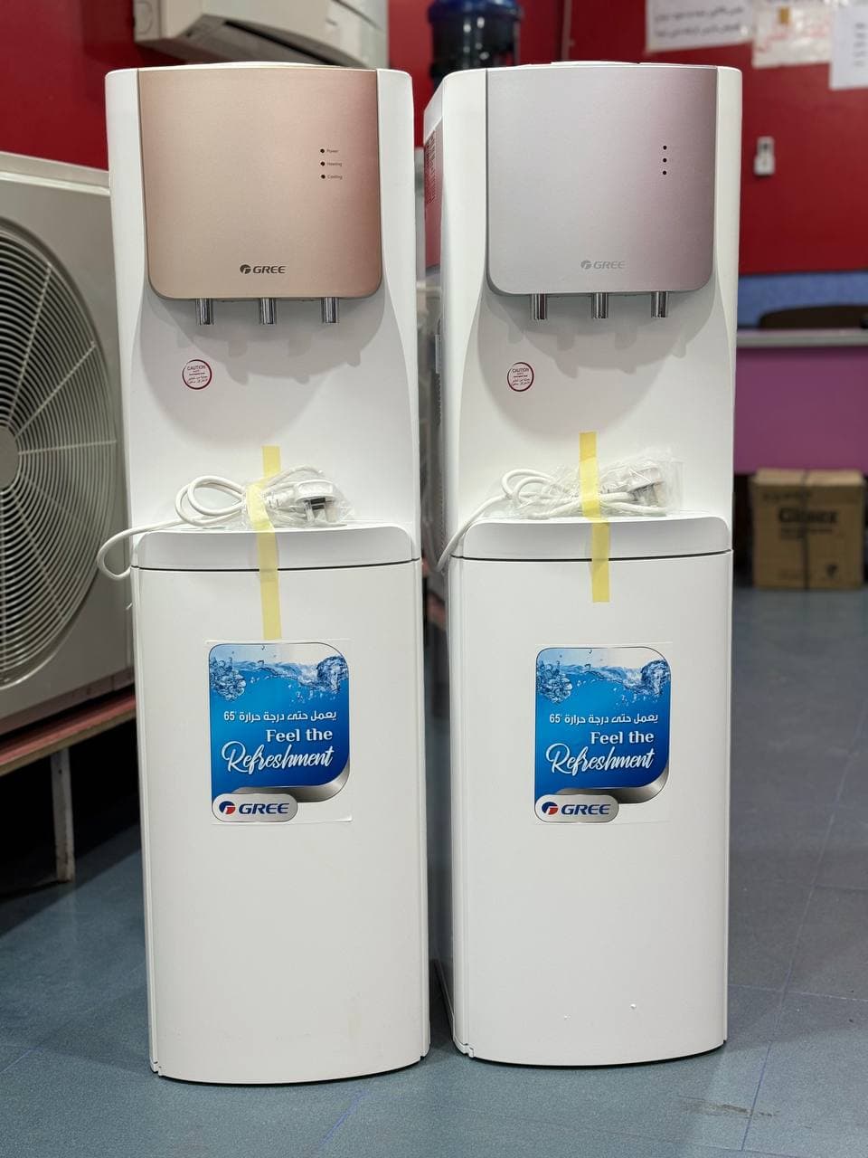 آبسردکن ایستاده گری مدل GYWK-LRS02B یخچال دار — تصویر ۱۰