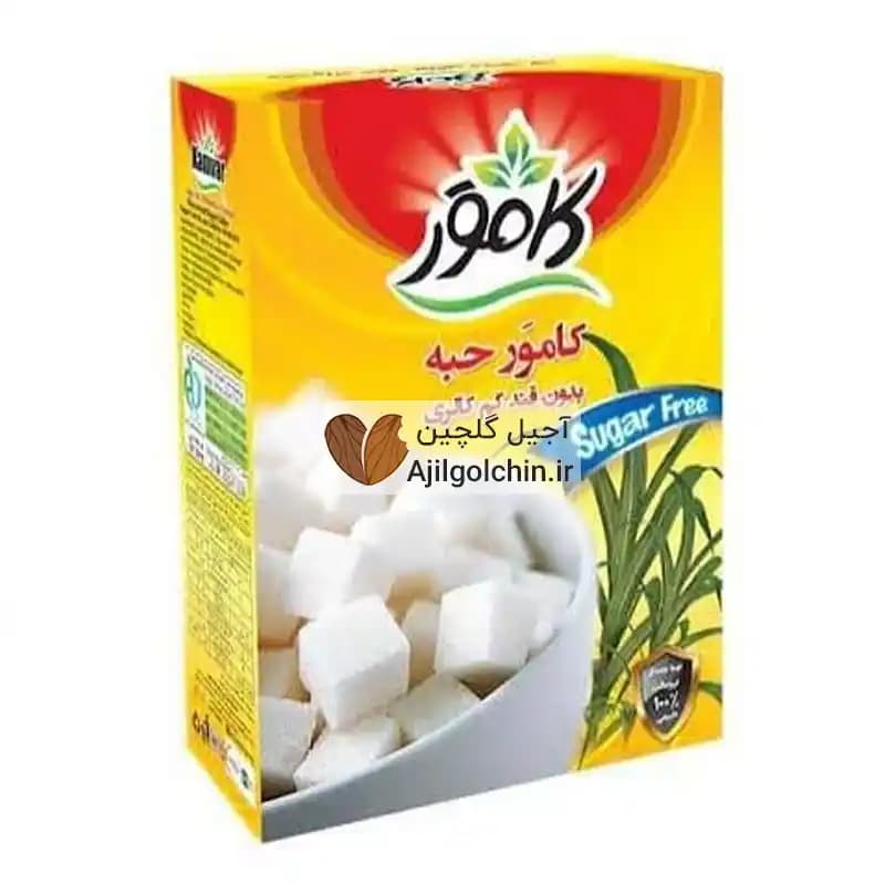 قند رژیمی حبه ای بدون قند کامور — تصویر ۲