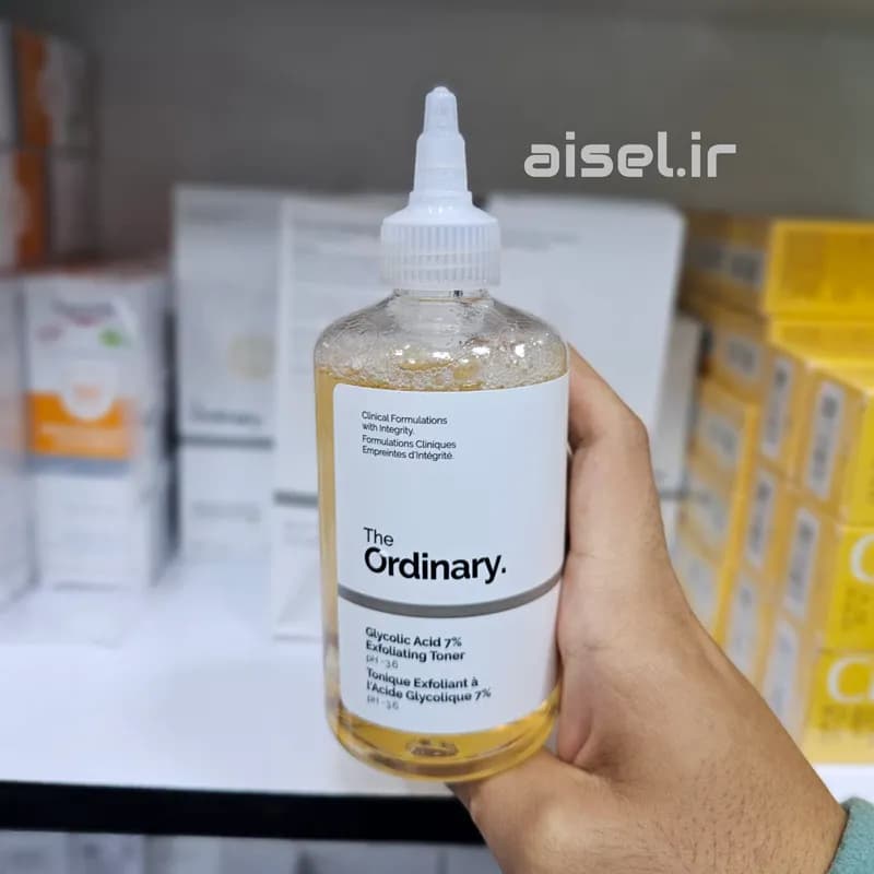 تونر گلیکولیک اسید اوردینری %7 لایه بردار و روشن کننده پوست حجم 240 میلی لیتر — تصویر ۸