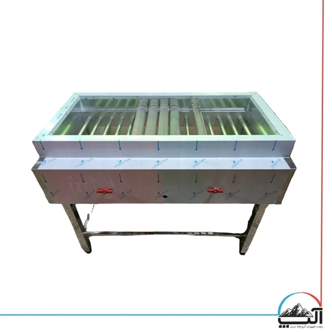 کباب پز شعله معمولی استیل