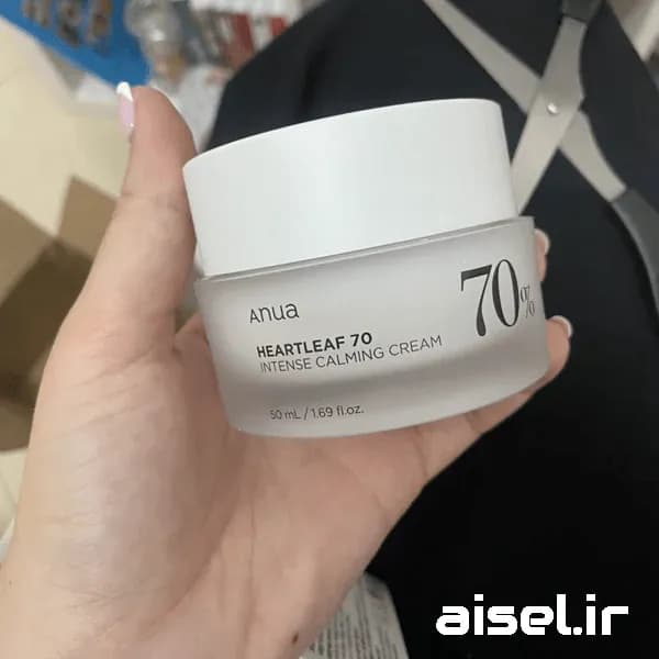 کرم مرطوب کننده و تسکین دهنده آنوا مدل HeartLeaf 70% با حجم 50 میلی لیتر — تصویر ۶