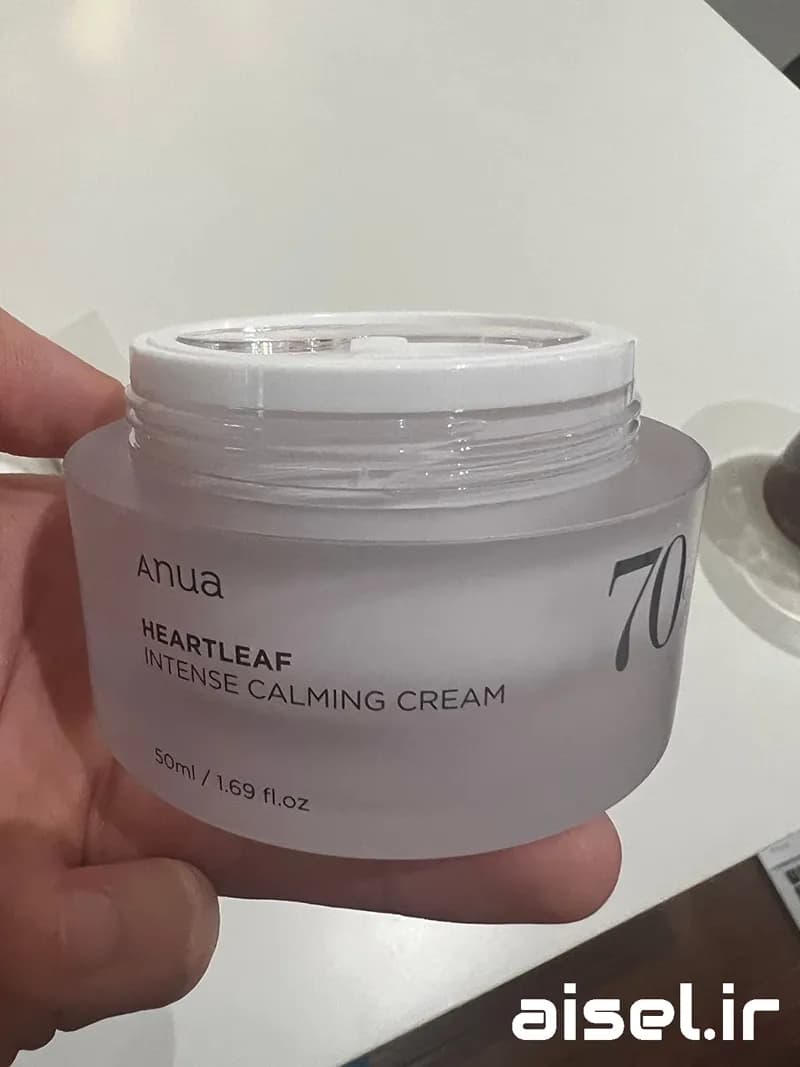 کرم مرطوب کننده و تسکین دهنده آنوا مدل HeartLeaf 70% با حجم 50 میلی لیتر — تصویر ۸