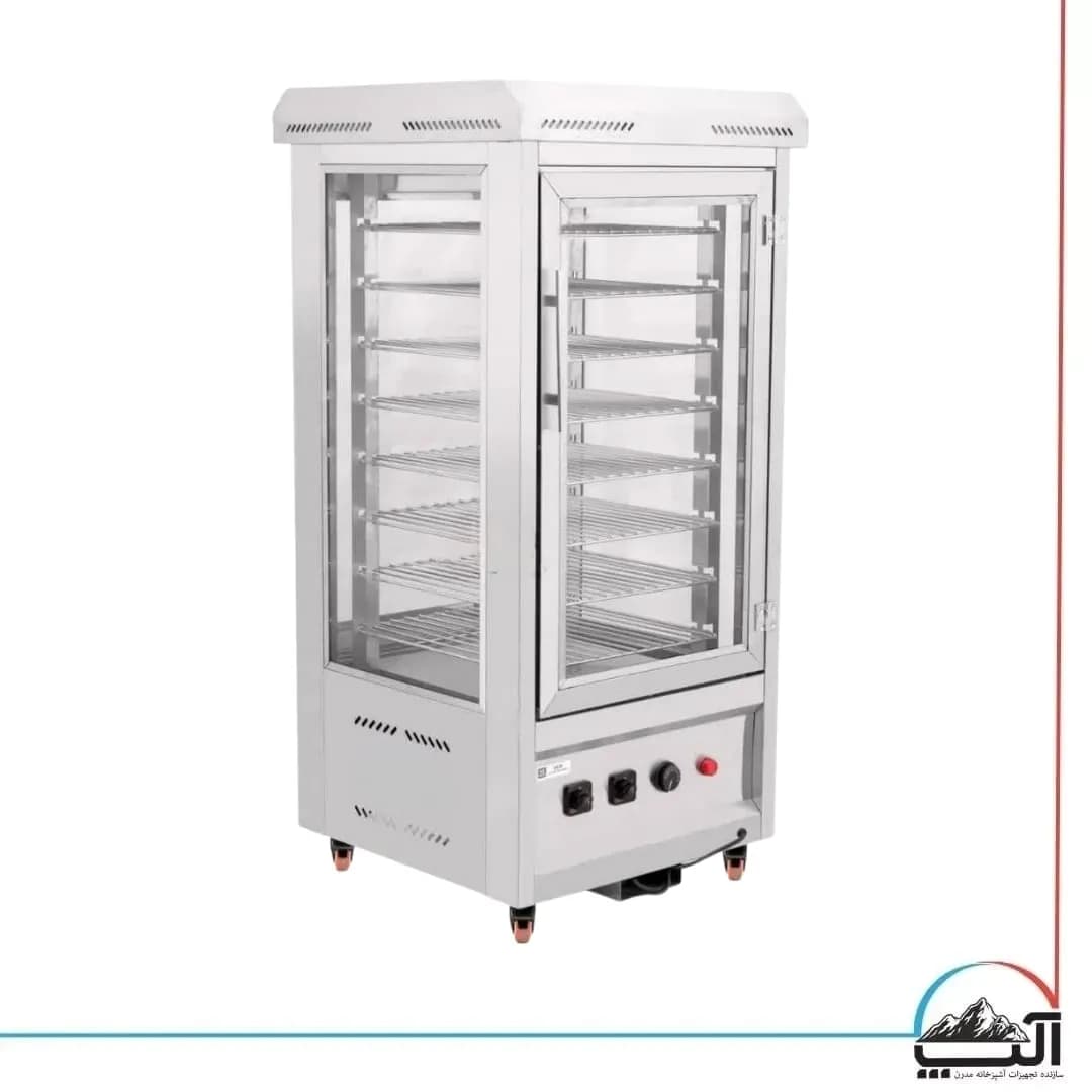 گرمکن پیراشکی 8 طبقه ابعاد 170*60*60