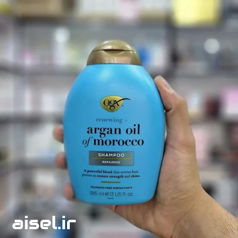 شامپو روغن آرگان او جی ایکس مدل argan oil of morocco حجم 385 میلی لیتر — تصویر ۳