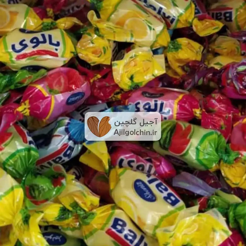 شکلات تافی میوه ای بالوی — تصویر ۳