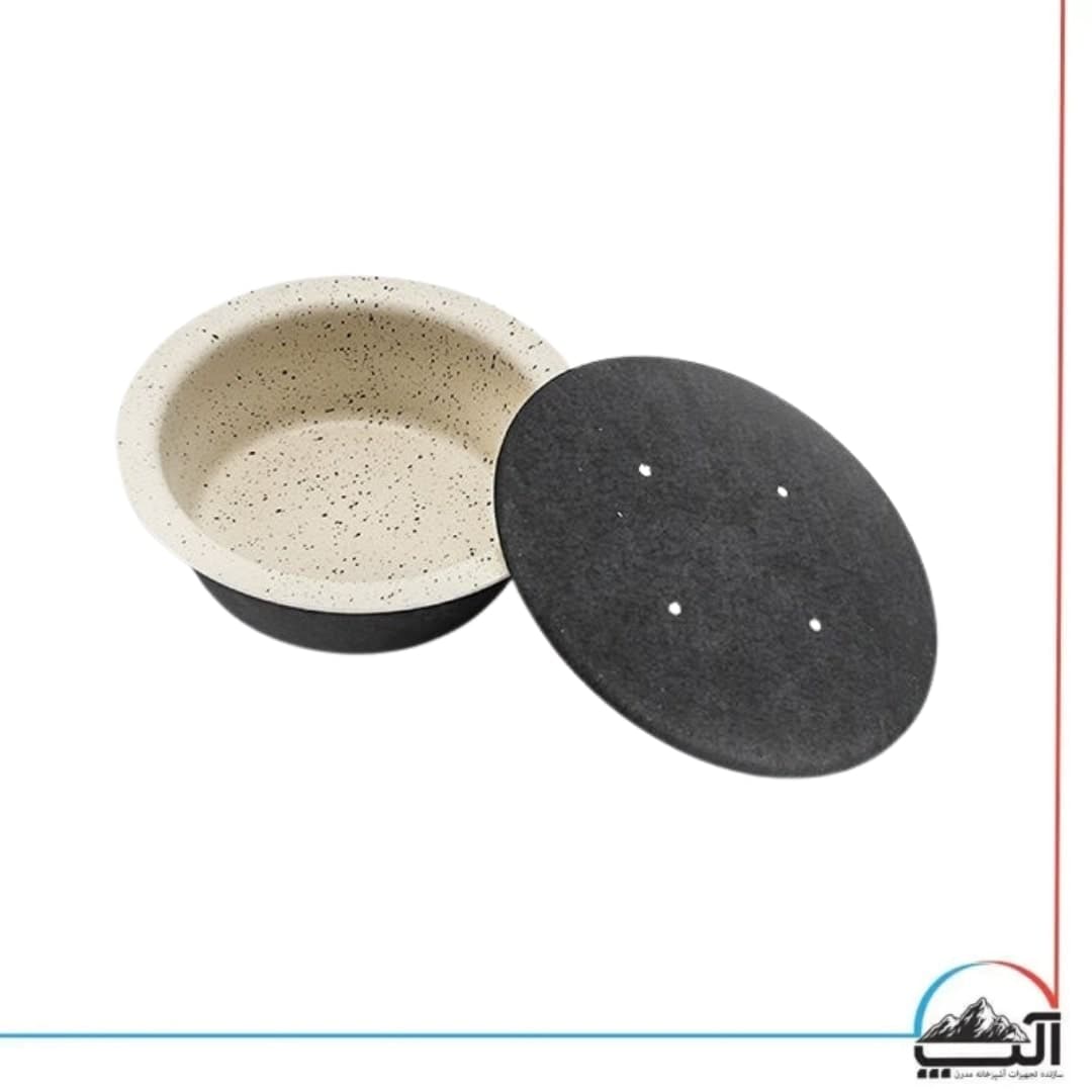 ظرف کته گرد گرانیت دو نفره