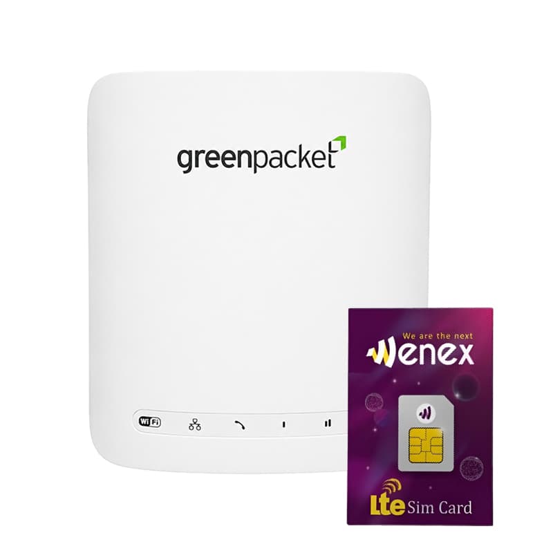 مودم TD-LTE گرین پکت مدل WLTXFSR-104GN به همراه سیم کارت وینکس با بسته 360 گیگ شش ماهه