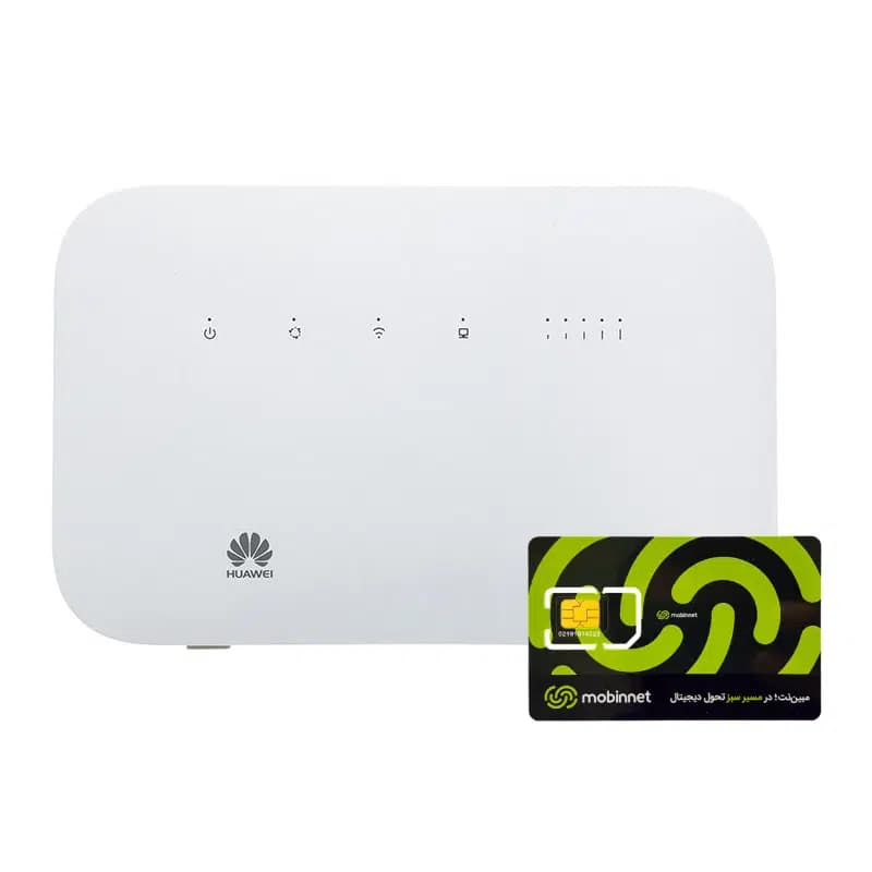 مودم 2G/3G/4G/4.5G/TD-LTE هوآوی مدل B612 به همراه سیم کارت وینکس با بسته 360 گیگ شش ماهه — تصویر ۶