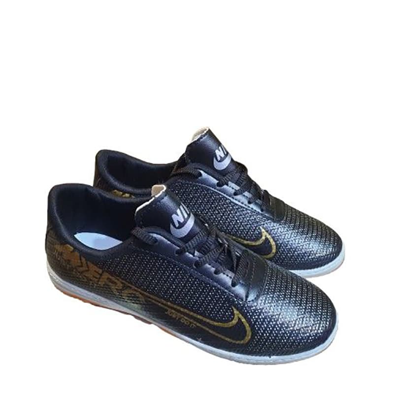 کفش ورزشی سالنی مردانه وسایزبزرگ پامدل نایک(nike)| مشکی-نارنجی| سایز 41-48| دوردوخت|بندی — تصویر ۳