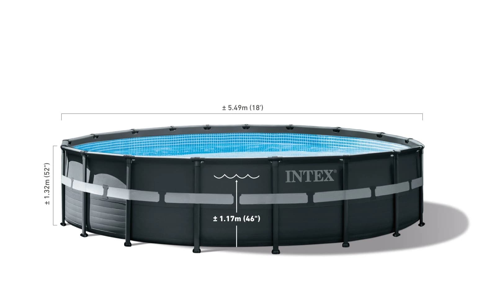 استخر پیش ساخته Ultra XTR با پمپ تصفیه شنی حرفه ای اینتکس 26330 Intex — تصویر ۳