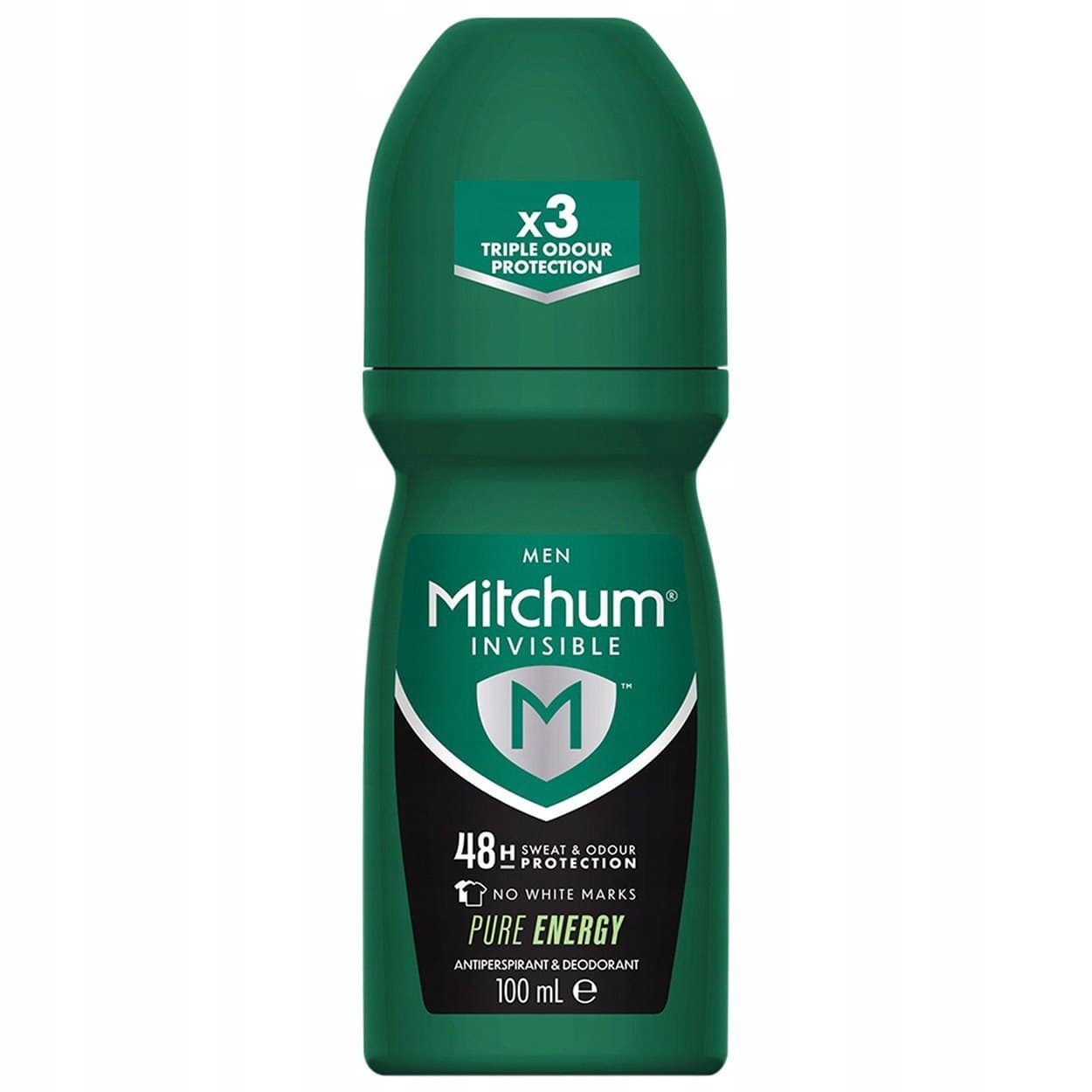 رول ضد تعریق مردانه میچام (Mitchum) مدل Pure Energy حجم 100 میلی‌لیتر