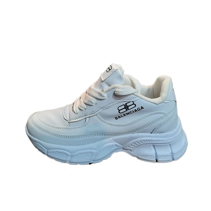 کتانی اسپرت زنانه و مردانه ضدآب مدل بالنسیاگا(BALENCIAGA)|سایز37-40|طبی|سفید — تصویر ۴