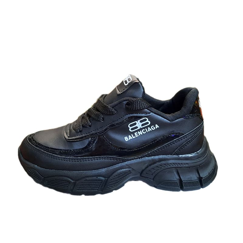 کتانی اسپرت زنانه و مردانه ضدآب مدل بالنسیاگا(BALENCIAGA)|سایز37-40|طبی|مشکی — تصویر ۵