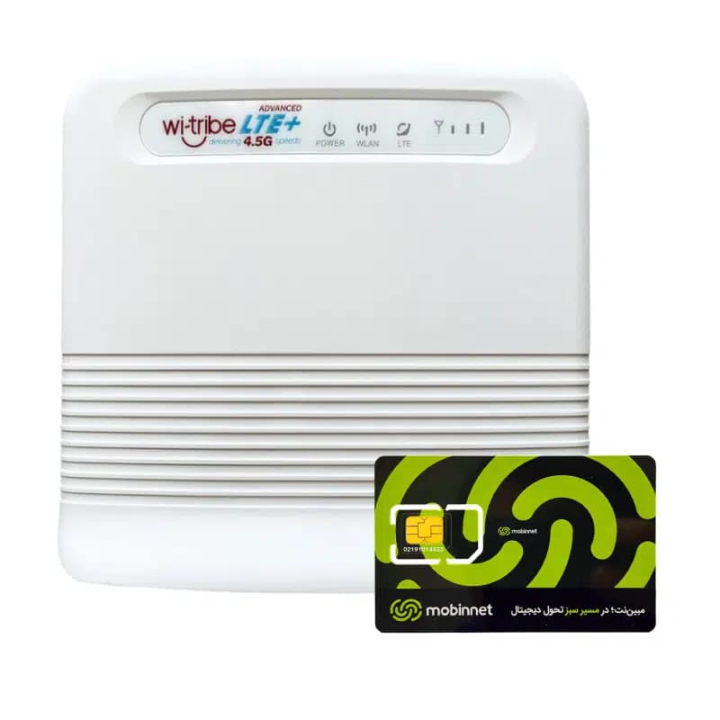 مودم TD-LTE/4.5G مدل Wi-tribe EG2030C به همراه سیم کارت وینکس با بسته 270 گیگ سه ماهه — تصویر ۹