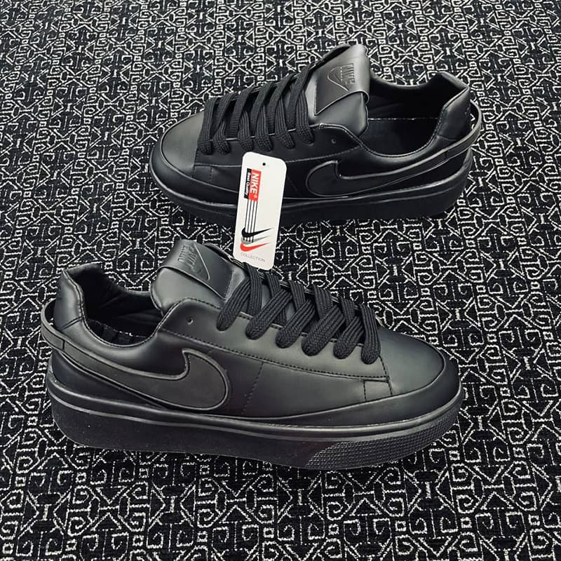 کتانی اسپرت مردانه ونس مشکی مدل نایک بلیزر(nike)|سایز41-44|ضدآب|طبی اصل|بندی|کف دوخت — تصویر ۴