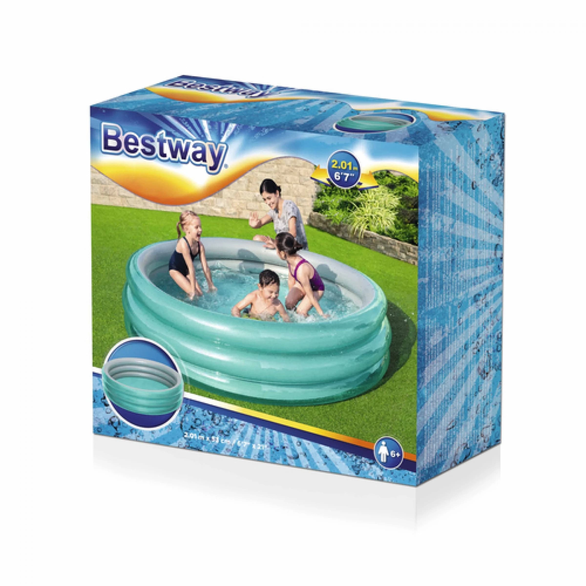 استخر بادی کودک دایره 2 متری بست وی 51043 Bestway — تصویر ۱۰