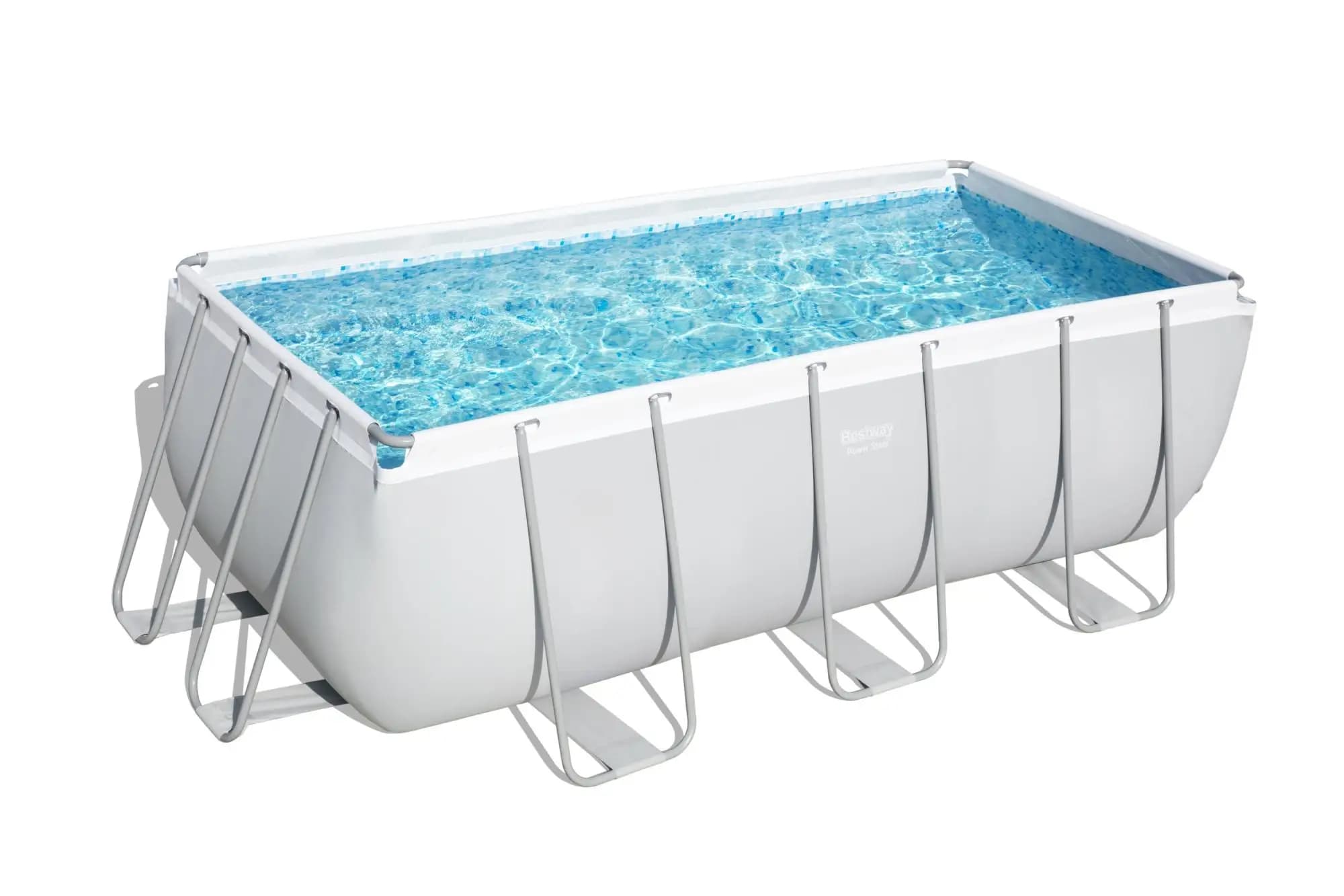 استخر پیش ساخته Bestway Power Steel 412*201*122 سانتی متر خاکستری 56456 — تصویر ۲