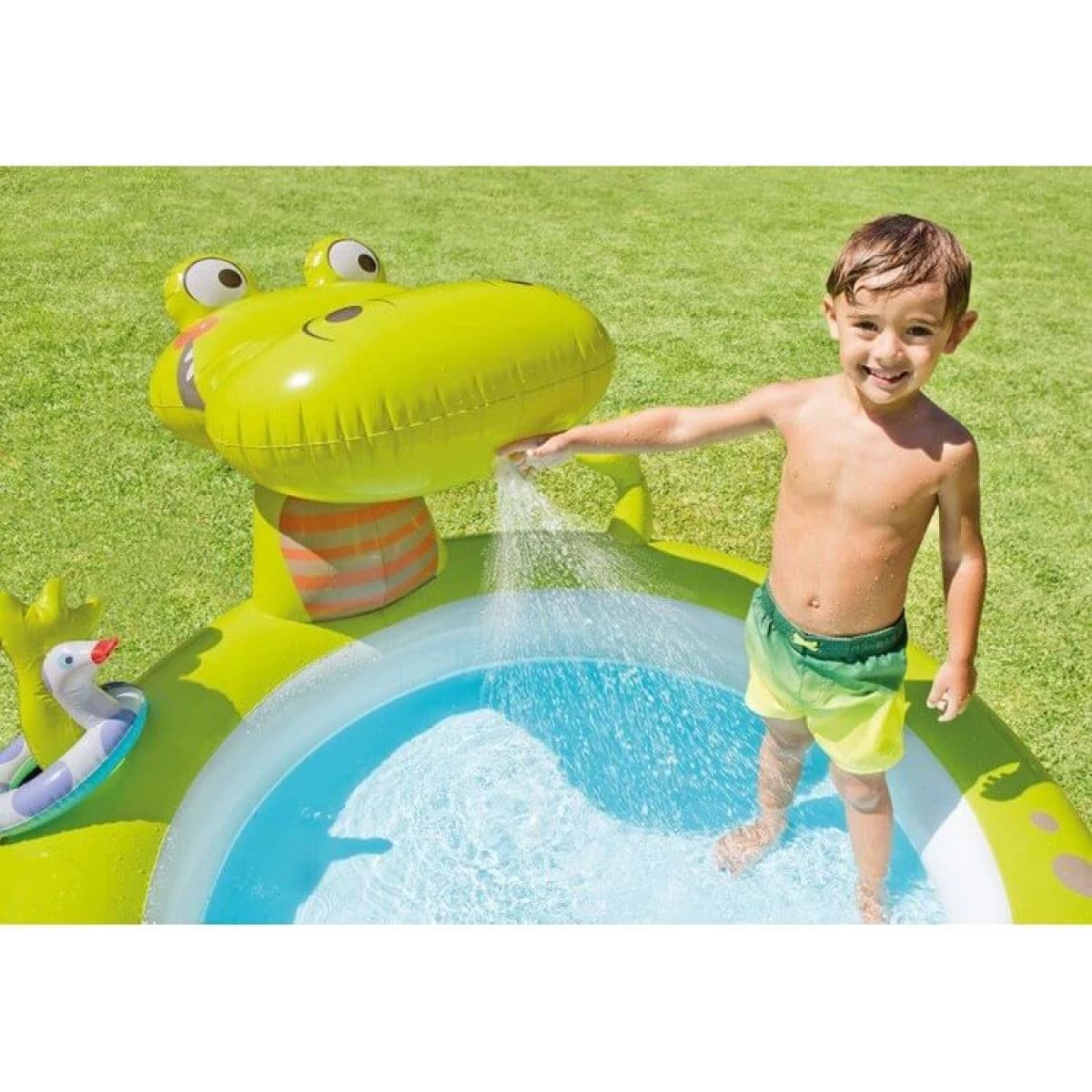 استخر بادی کودک تمساح آبپاش دار 57431 Intex — تصویر ۱۱