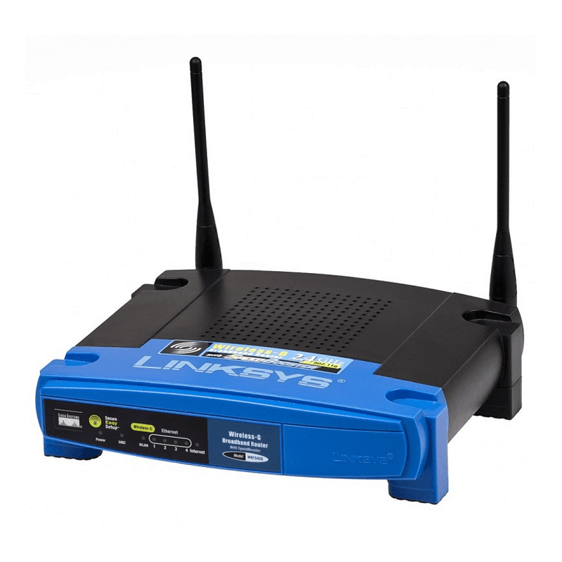 روتر بی‌سیم لینکسیس مدل LINKSYS WRT54GS V5.1 با قابلیت نصب OpenWrt — تصویر ۲