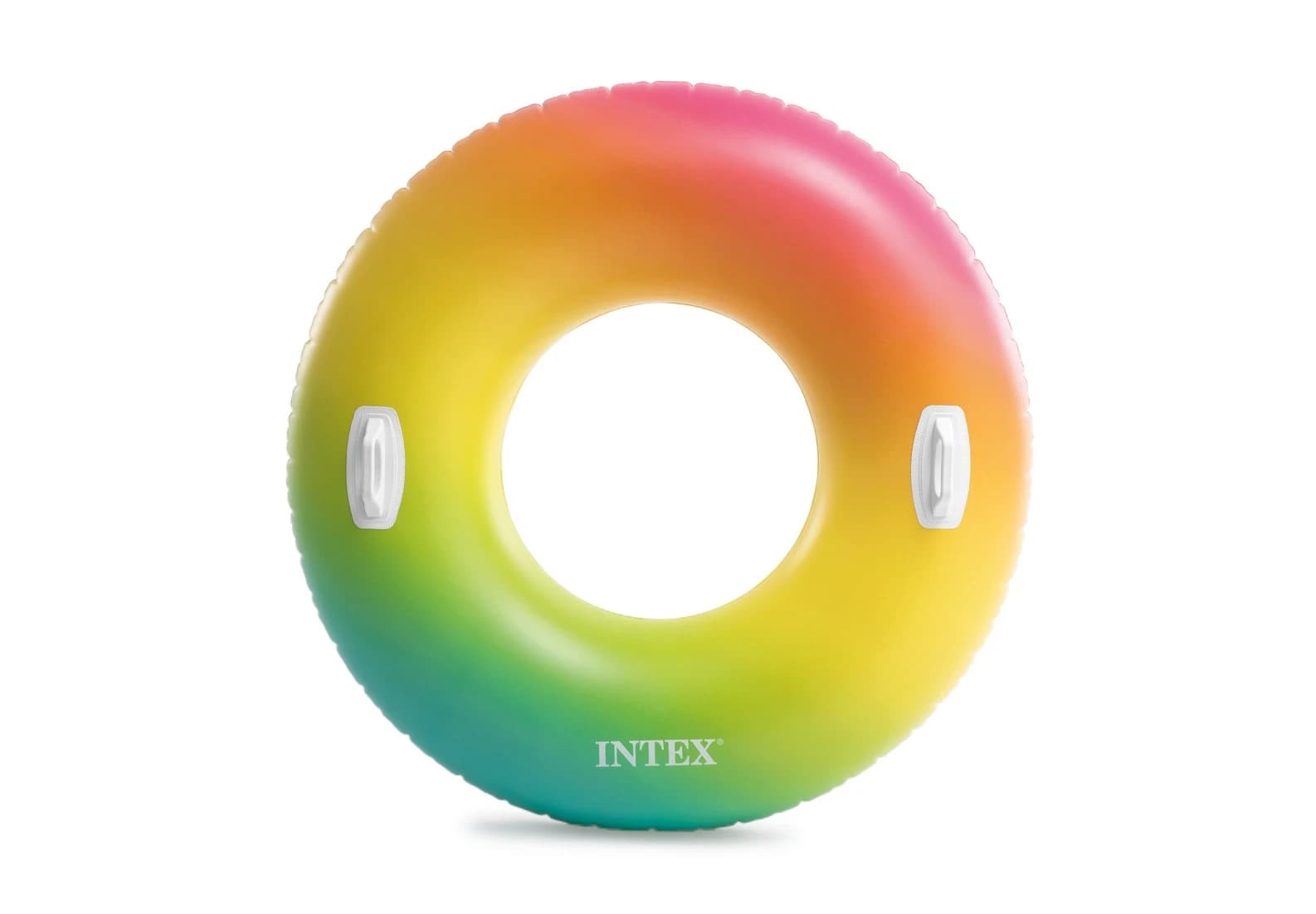 حلقه شنا بادی طرح رنگین کمان کد Intex 58202 — تصویر ۲