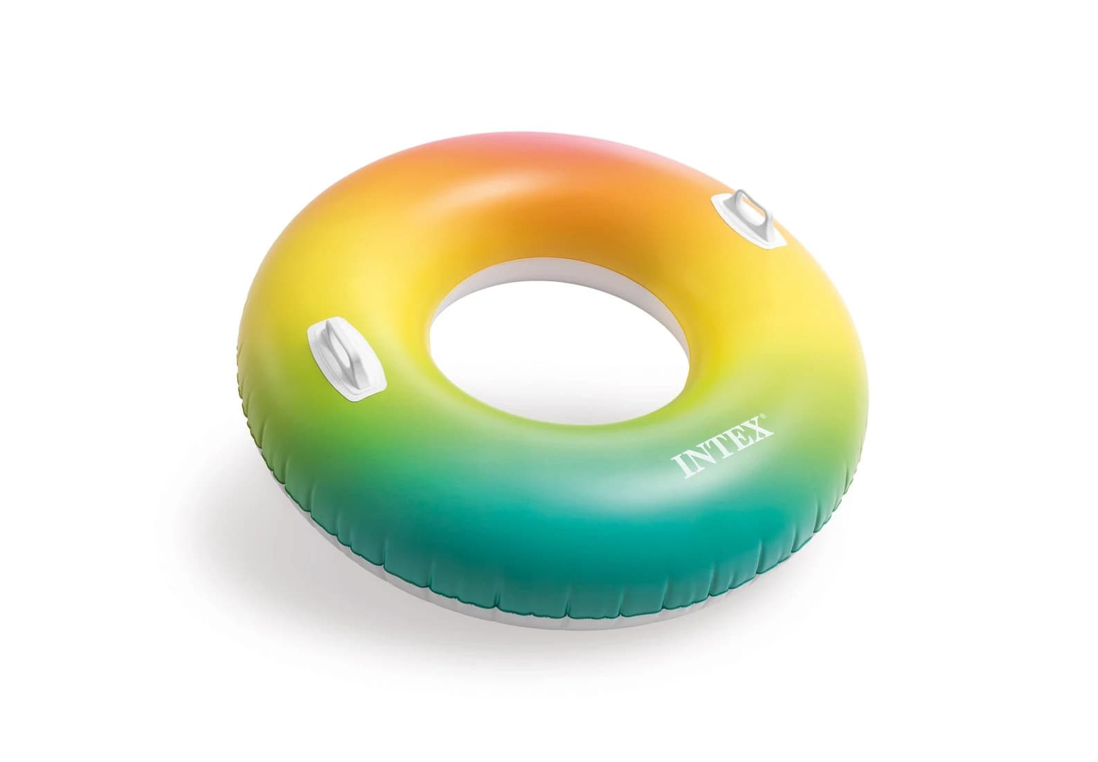 حلقه شنا بادی طرح رنگین کمان کد Intex 58202 — تصویر ۳