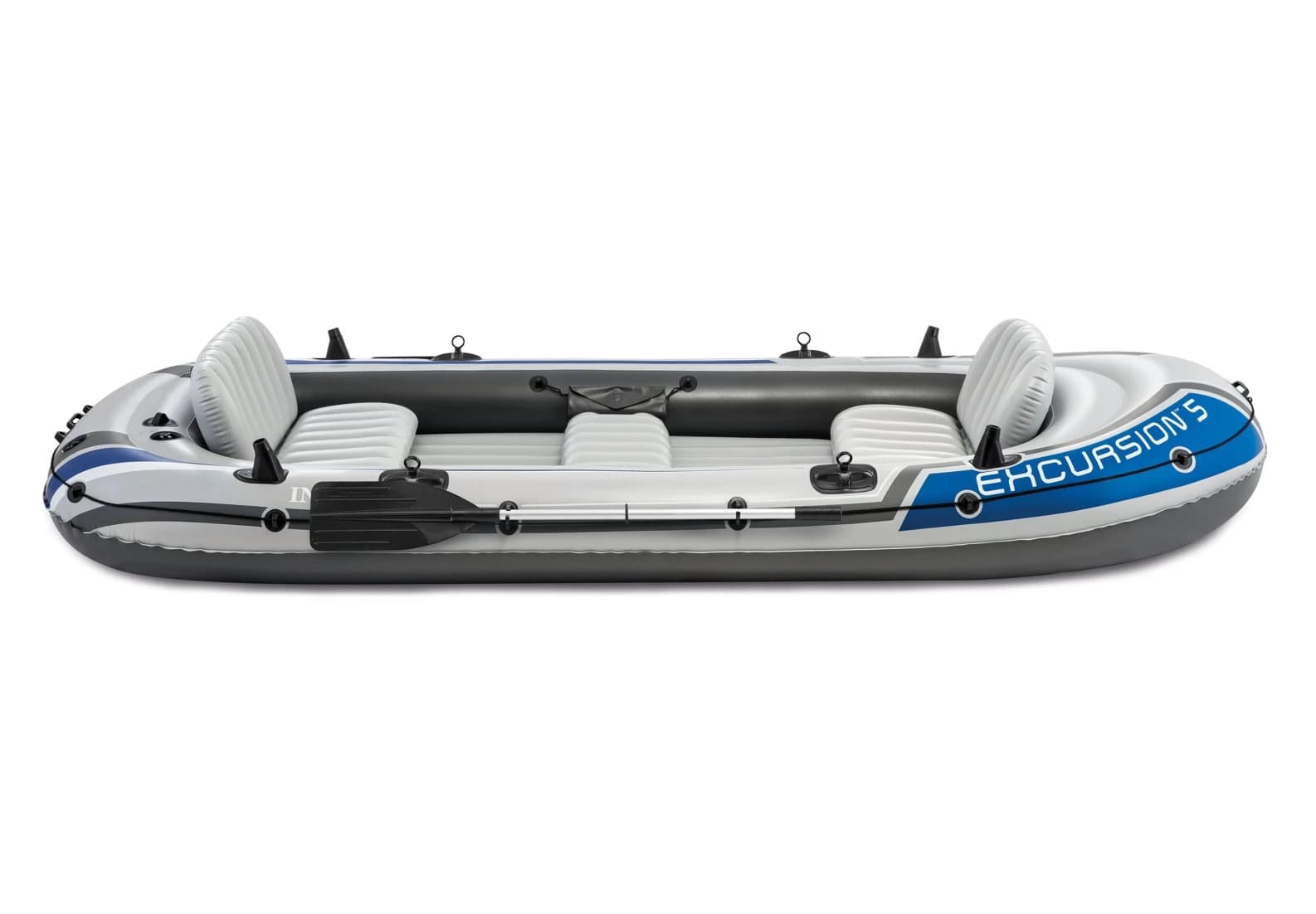 قایق بادی 5 نفره اکسکروشن اینتکس Excursion 5 Boat Set 68325 Intex — تصویر ۲