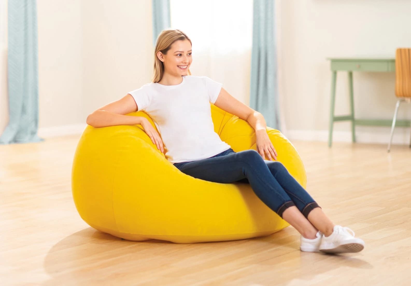 مبل بادی مخمل مدل کیسه ای اینتکس 68569 Intex — تصویر ۶