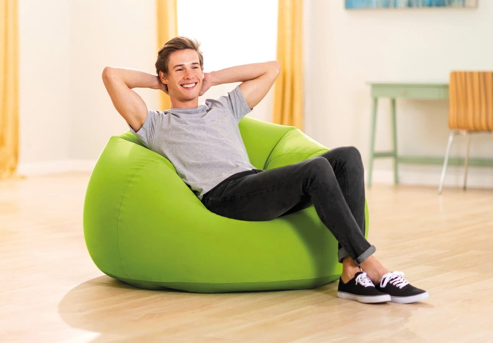 مبل بادی مخمل مدل کیسه ای اینتکس 68569 Intex — تصویر ۱۱