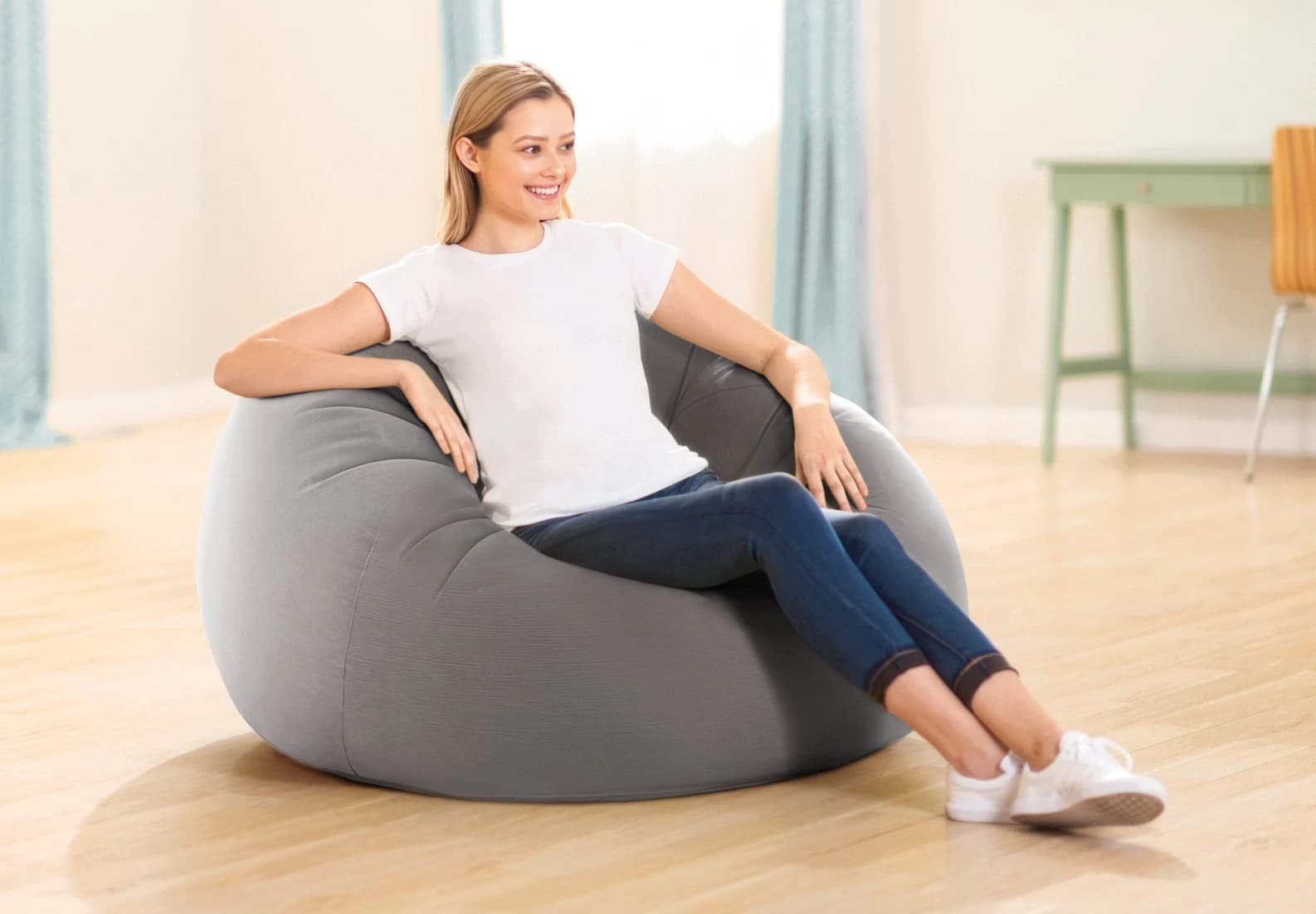 مبل بادی مخمل کبریتی اینتکس 68579 Intex — تصویر ۴