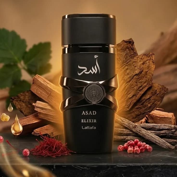 عطر ادکلن اسد الکسیر لطافه | Asad Elixir Lattafa 100ML — تصویر ۸