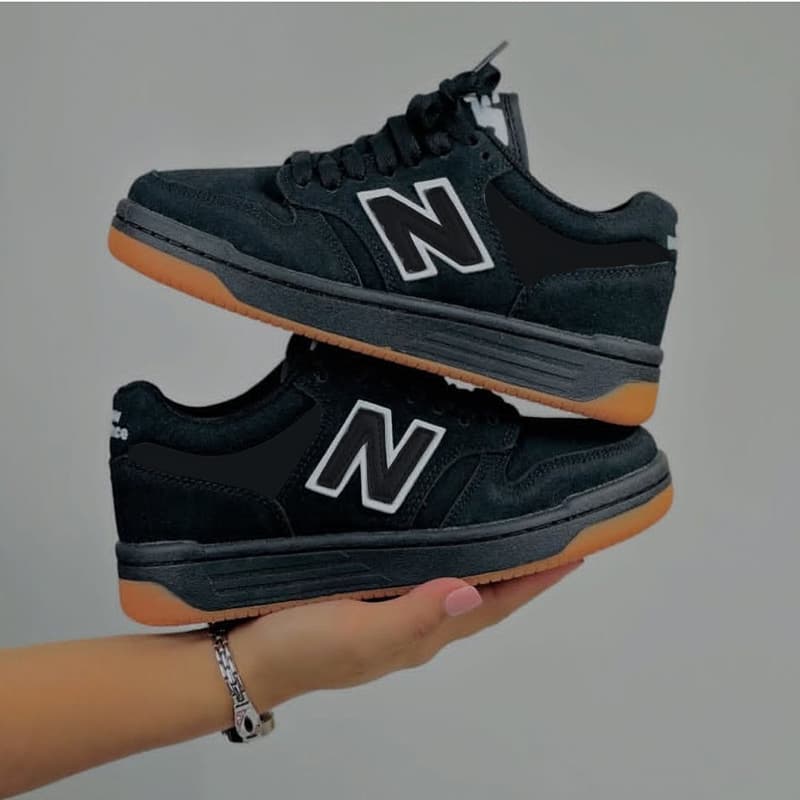 کتانی ونس اسپرت مردانه سایز بزرگ پا مدل نیوبالانس(newbalance)|سایز45-47|مشکی — تصویر ۲