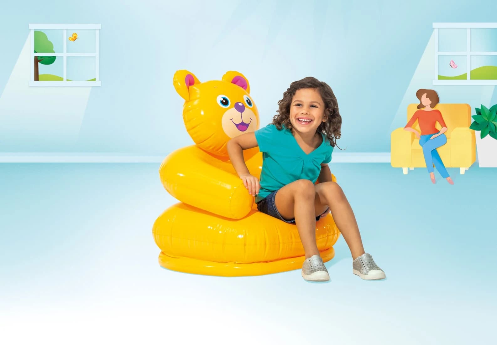 مبل بادی کودک اینتکس Intex 68556 — تصویر ۴