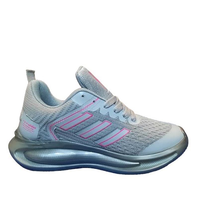 کتونی اسپرت کپسول دار زنانه و مردانه مدل آدیداس(adidas)برندفونیکس|سایز37-40|طوسی-صورتی|تنفسی|رانینگ — تصویر ۴