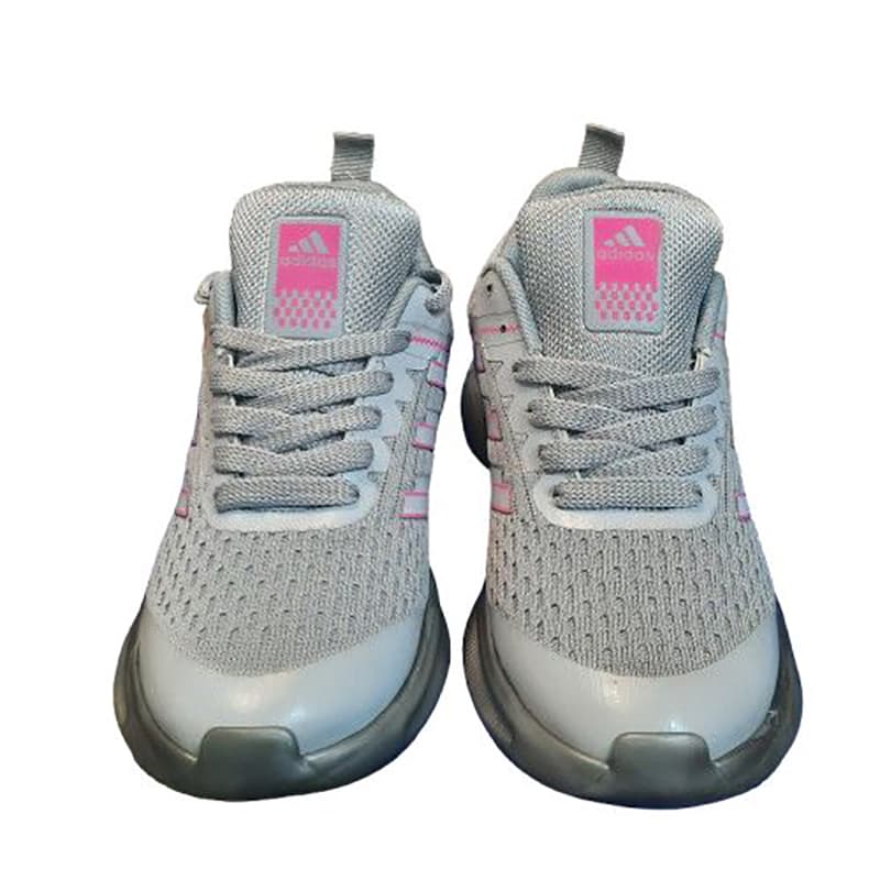 کتونی اسپرت کپسول دار زنانه و مردانه مدل آدیداس(adidas)برندفونیکس|سایز37-40|طوسی-صورتی|تنفسی|رانینگ — تصویر ۵