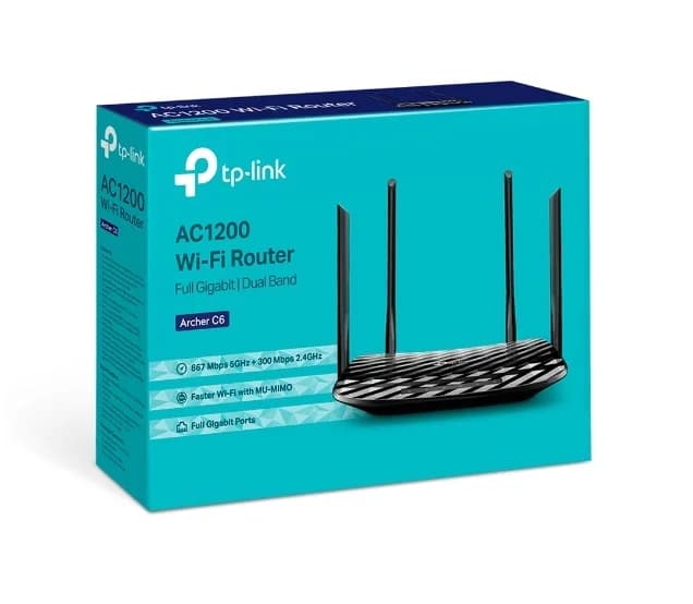 روتر بی سیم گیگابیتی و دوباند AC1200 تی پی لینک مدل Archer C6 V2 — تصویر ۷