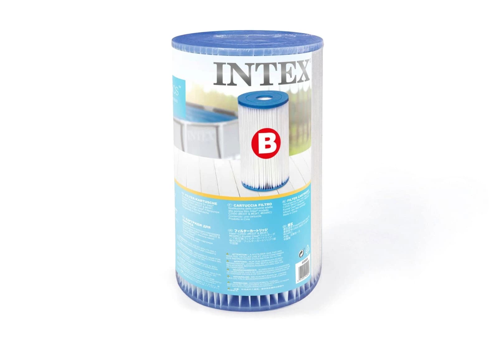 فیلتر تصفیه کارتریجی بزرگ نوع B اینتکس Intex 29005 — تصویر ۲