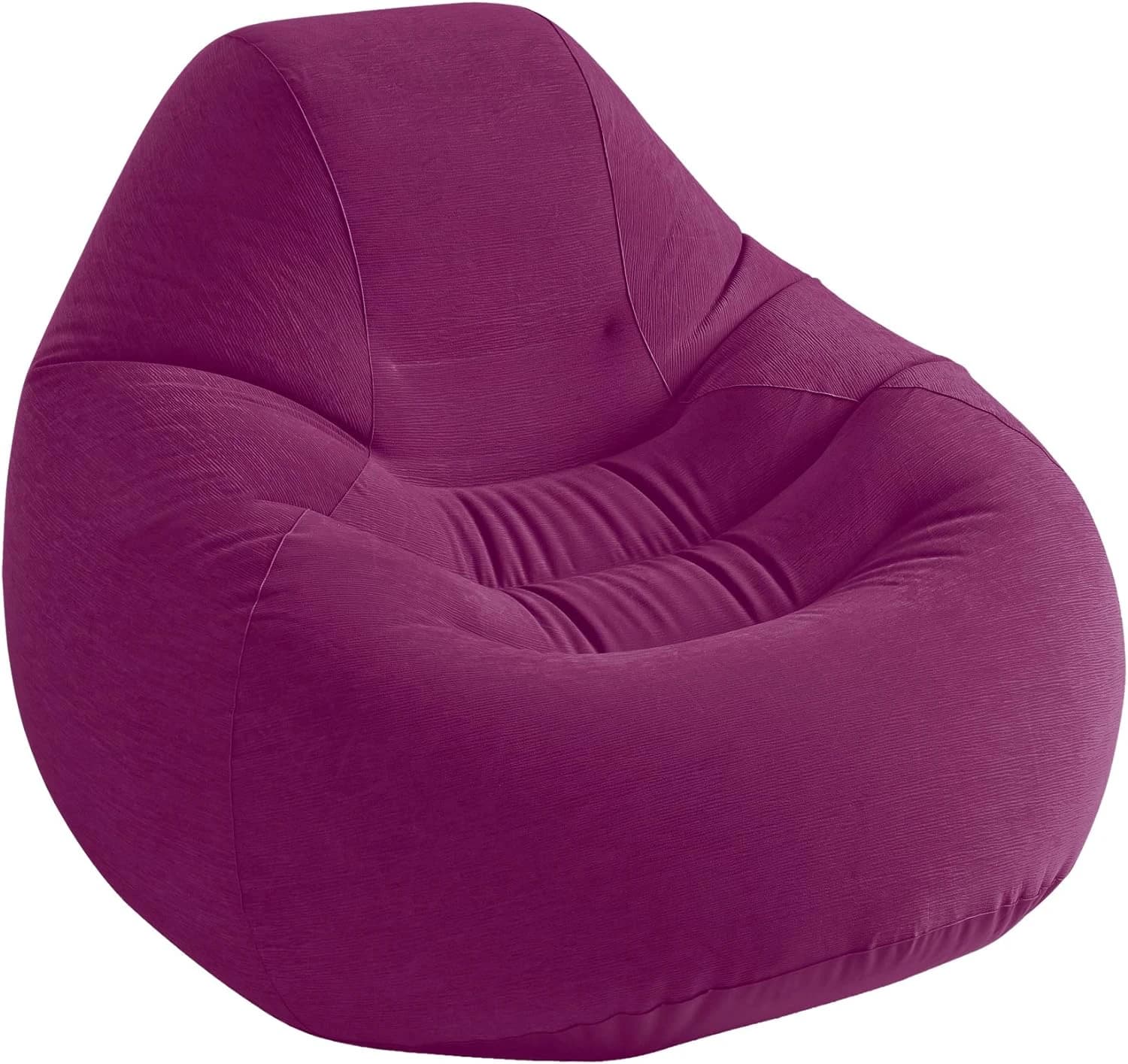 مبل بادی دلوکس بنفش اینتکس 68584 intex