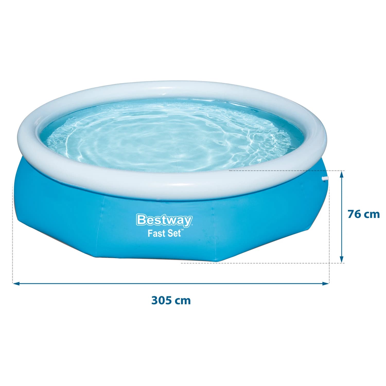 استخر ایزی ست 305*76 سانتی بست وی 57266 bestway