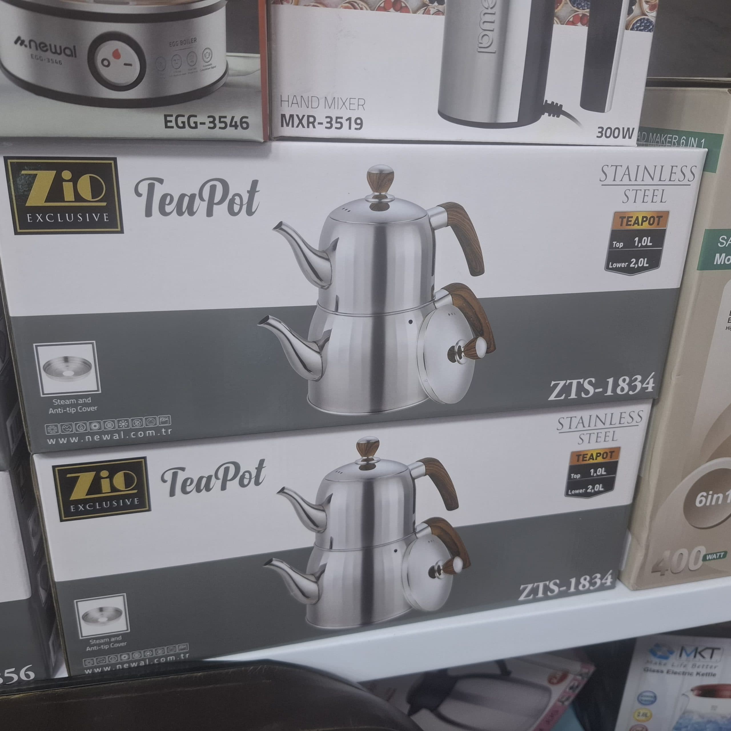 کتری و قوری زیو ترک مدل ZTS-1834 — تصویر ۷