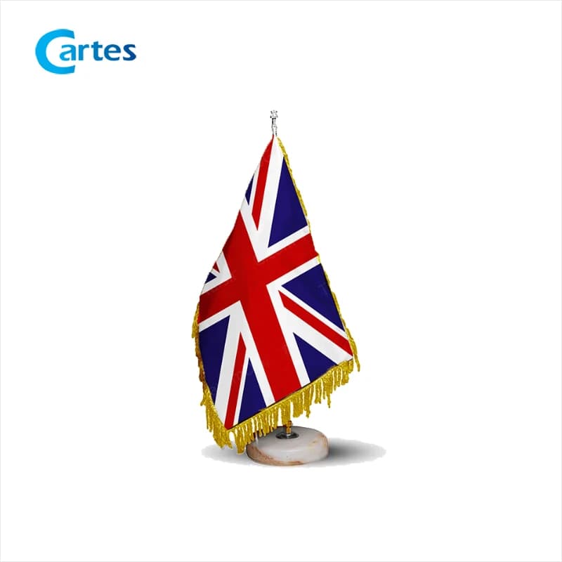 پرچم رومیزی بریتانیا با پایه سنگی — تصویر ۵