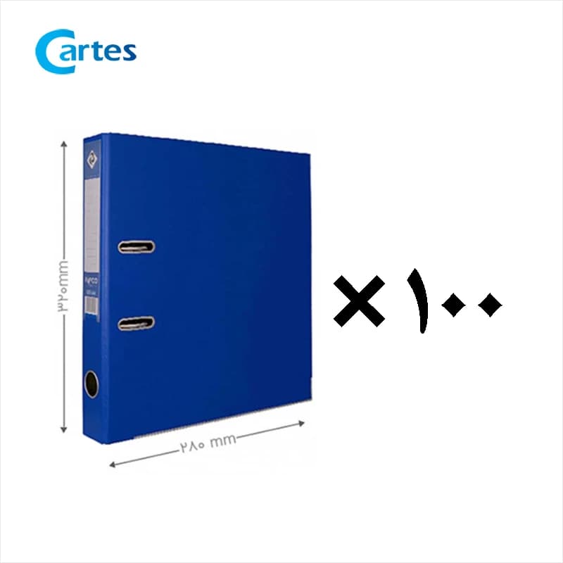 زونکن A4 کتان تیگل دار لبه فلزی (بسته 100 عددی)