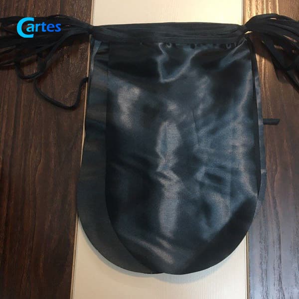 ریسه هلالی مشکی (ساتن) بسته 50 متری
