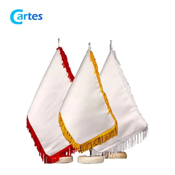 پرچم رومیزی ساتن آمریکایی با چاپ اختصاصی (پایه سنگی) — تصویر ۷