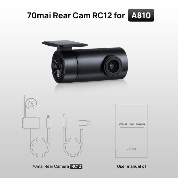 دوربین عقب ماشین 70mai RC12 HDR شیائومی — تصویر ۶